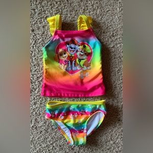 Tie-Dye Girls Paw Patrol 2 Piece Swim Suit from Paw Patrol in 12M